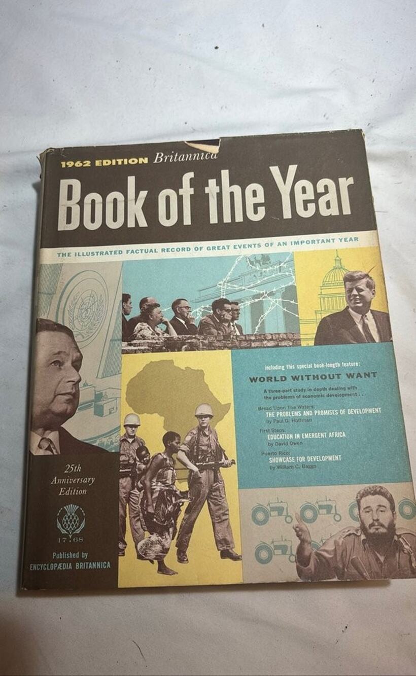 1962 Edition Britannica Book of the Year